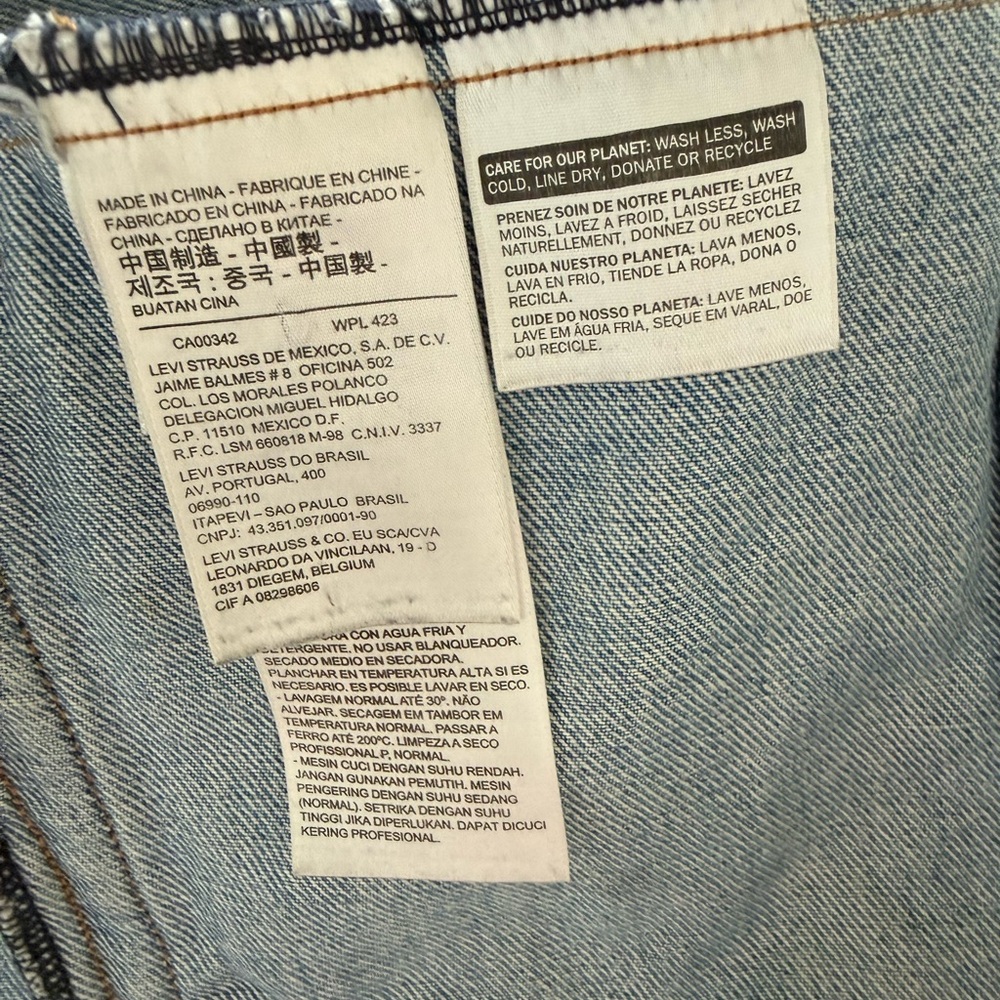 Levi's Patchwork Mixed Wash Denim Jacket - image 10